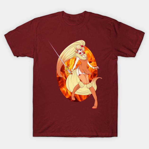 Magical Girl Fox T-Shirt by Jisu